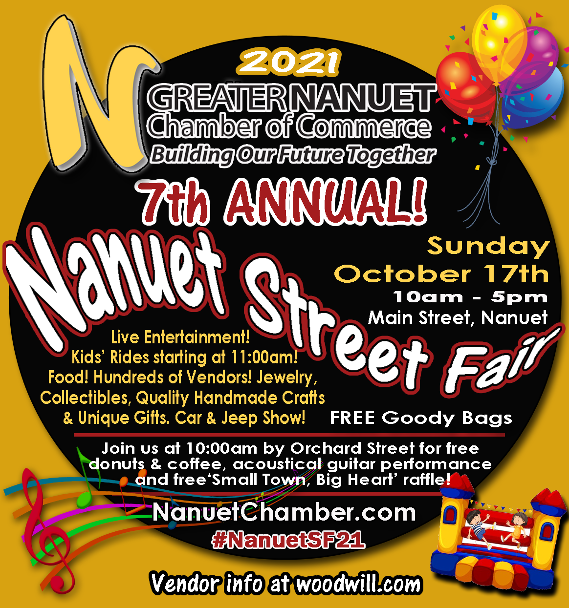 2021 Street Fair Bag Stuffiing Party Nanuet Chamber of Commerce