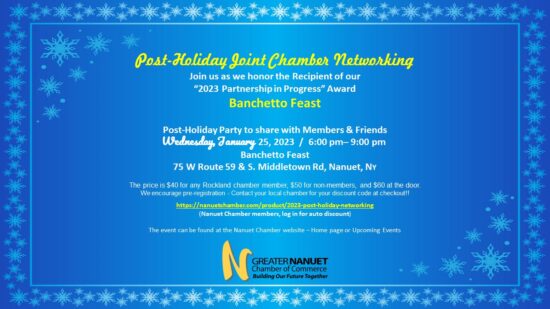 2023 Post-Holiday Joint Chamber Networking