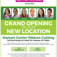 Huntington Learning Center in Nanuet - Grand opening ribbon cutting