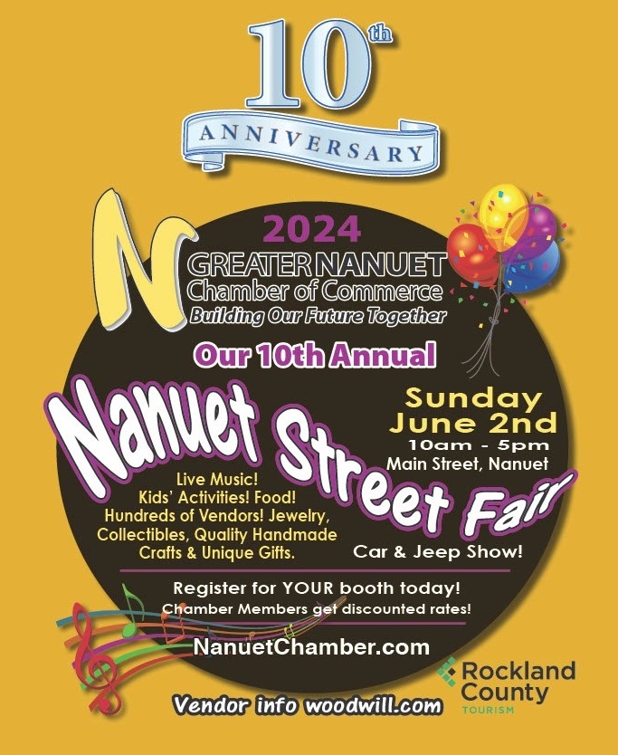 2024 Annual Nanuet Street Fair 10th Anniversary Nanuet Chamber of