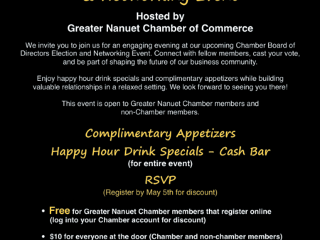 Spring Networking/Chamber Board Elections for 5/6/26