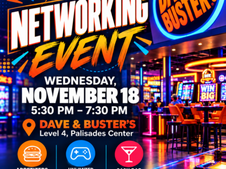 Networking Event at Dave and Busters