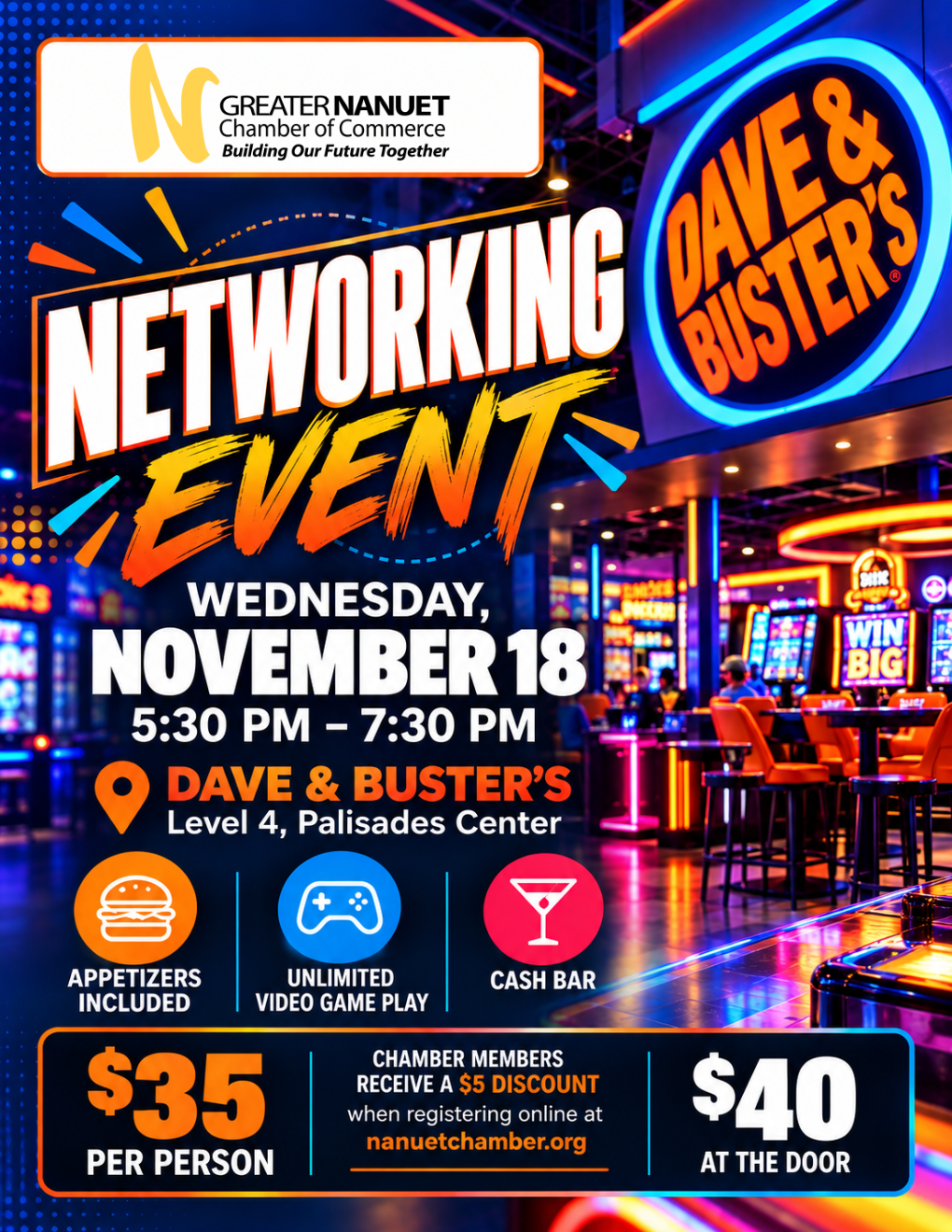 Dave & Busters Flyer